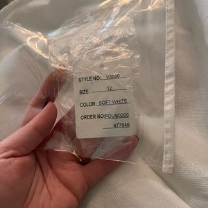 Beautiful wedding gown.